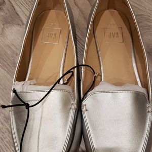 Gap Silver Pointed Flats - Size 9